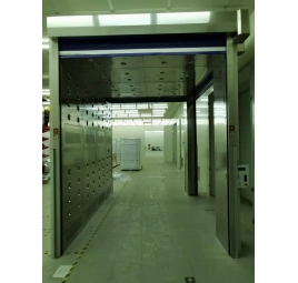 三门快速卷帘门货淋室